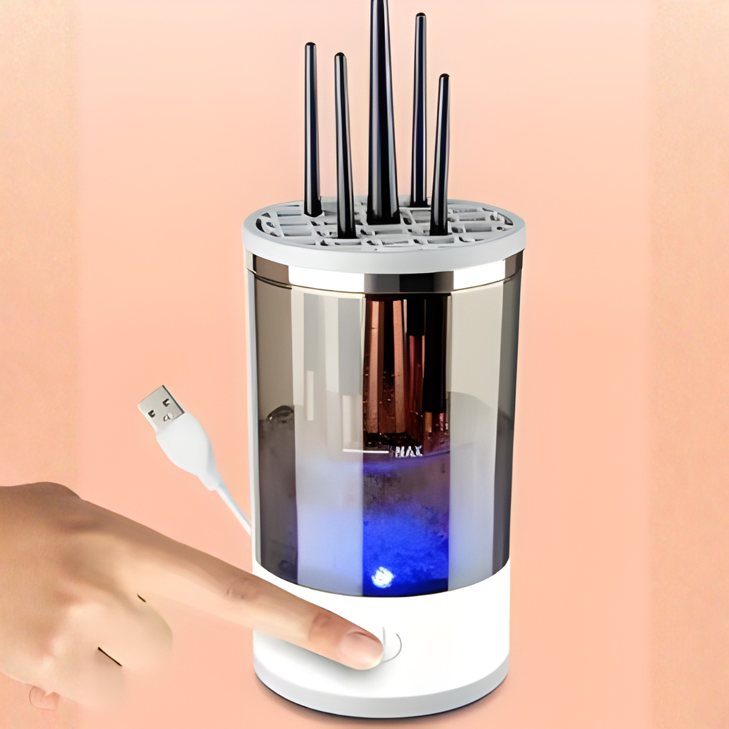 Limpiador Eléctrico de Brochas de Maquillaje